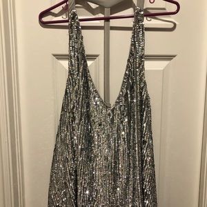 Sequin tank top